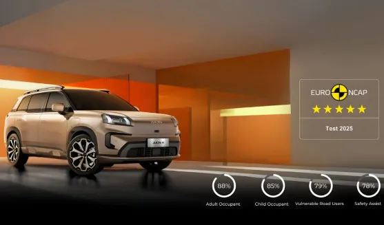 Κορυφαία Διάκριση 5 Αστέρων στο Euro NCAP για το GAC AION V
